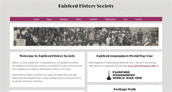 Desktop Screenshot of fairfordhistory.org.uk
